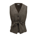 Brunello Cucinelli Brown Linen Blazer