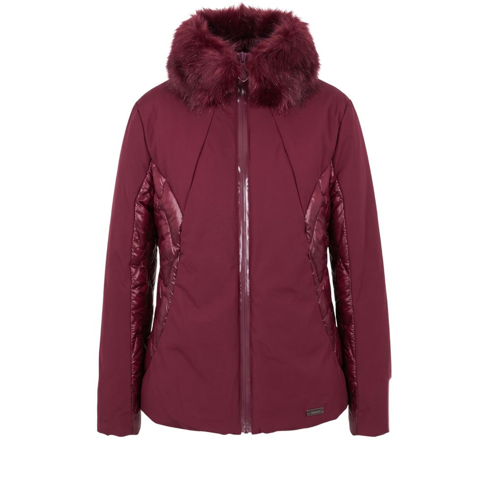 Baldinini Trend Red Nylon Women Jacket