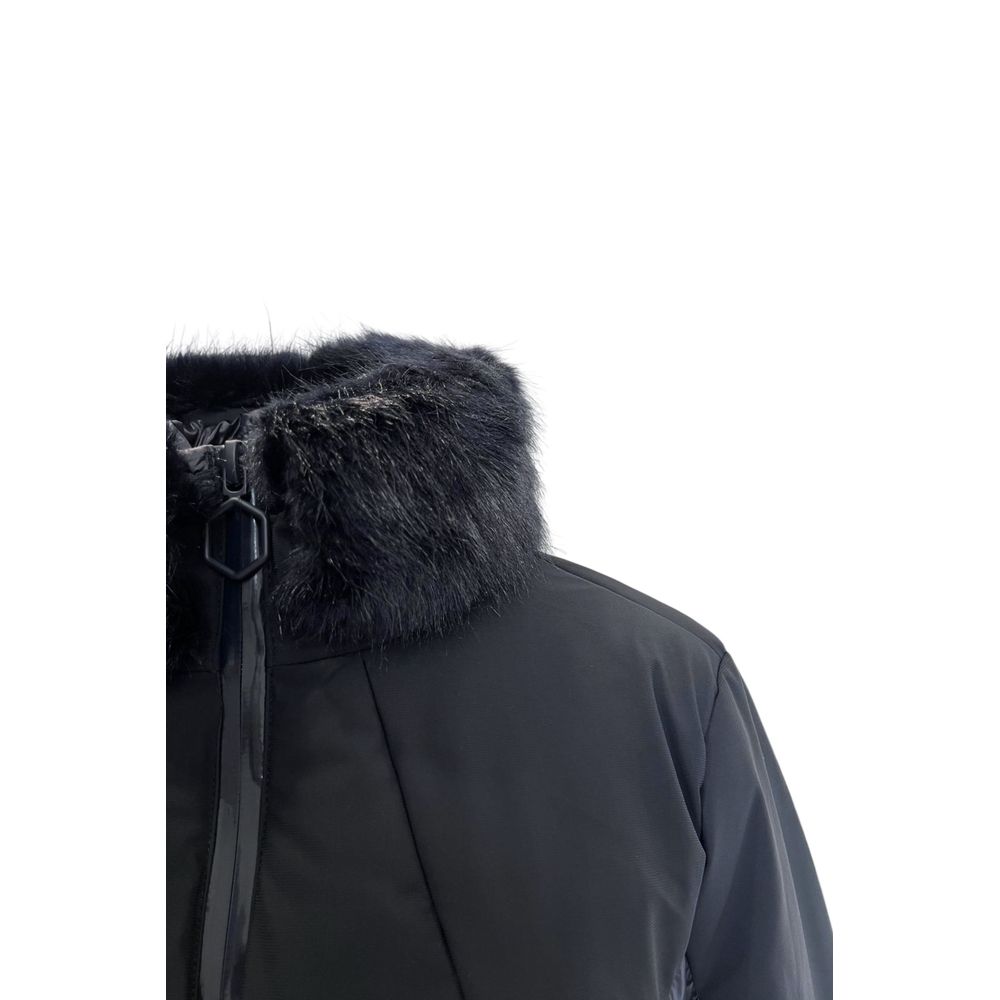 Baldinini Trend Blue Nylon Women Jacket