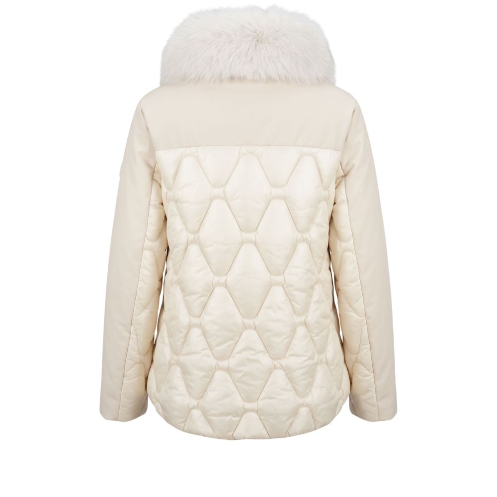 Baldinini Trend White Nylon Women Jacket