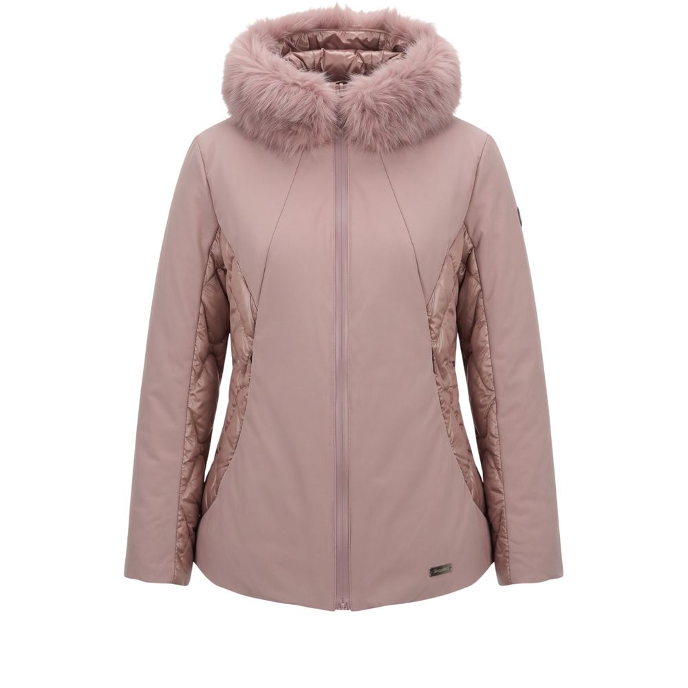 Baldinini Trend Pink Nylon Women Jacket