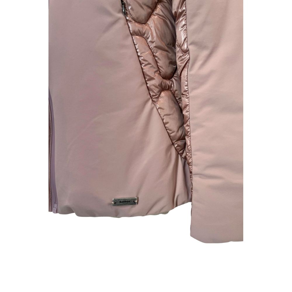 Baldinini Trend Pink Nylon Women Jacket