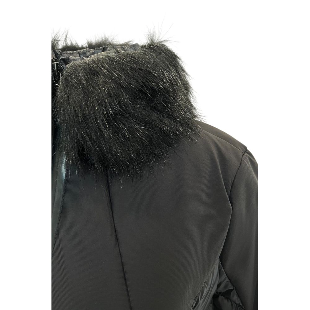 Baldinini Trend Black Nylon Women Jacket