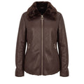 Baldinini Trend Brown Polyester Women Jacket