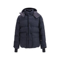 Moncler Grenoble Blue Wool Oves Aries Full-Length Jacket