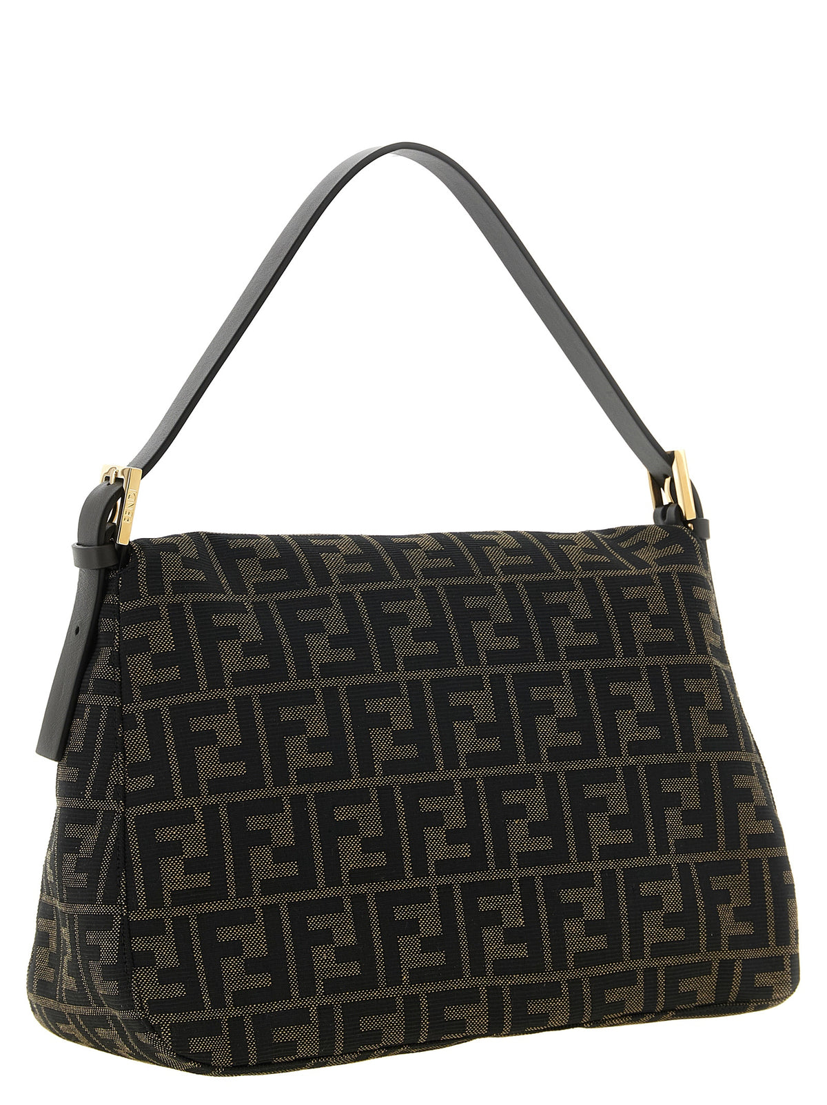 Fendi Brown Polyester Shoulder Bag