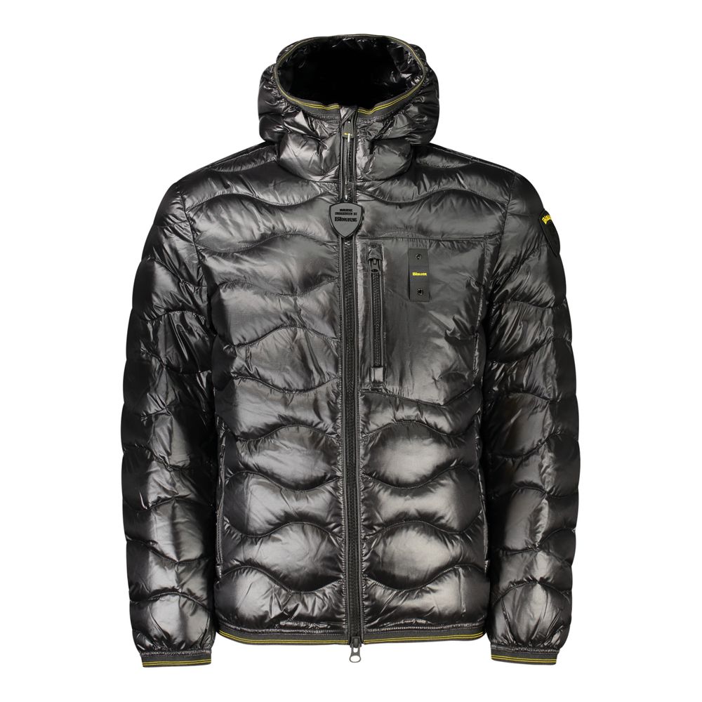 Blauer Black Polyamide Men's Jacket