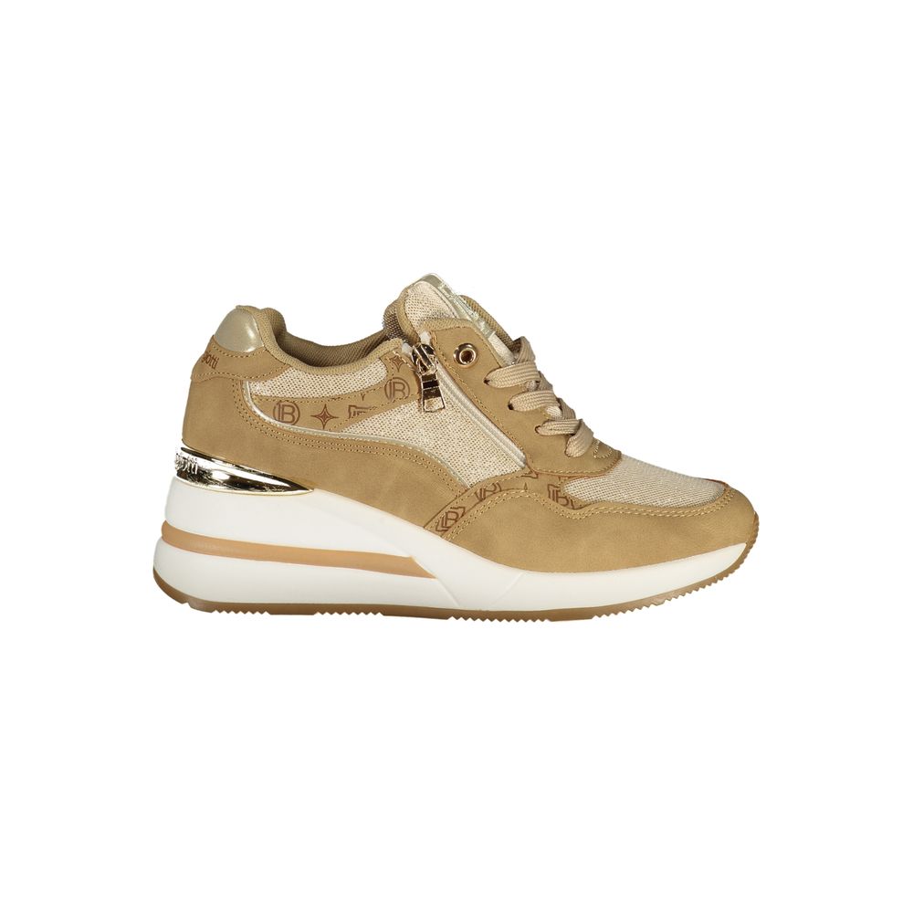 Laura Biagiotti Beige Polyurethane Women's Sneaker