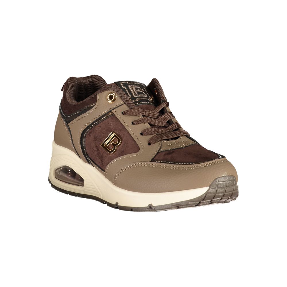 Laura Biagiotti Brown Polyurethane Women's Sneaker