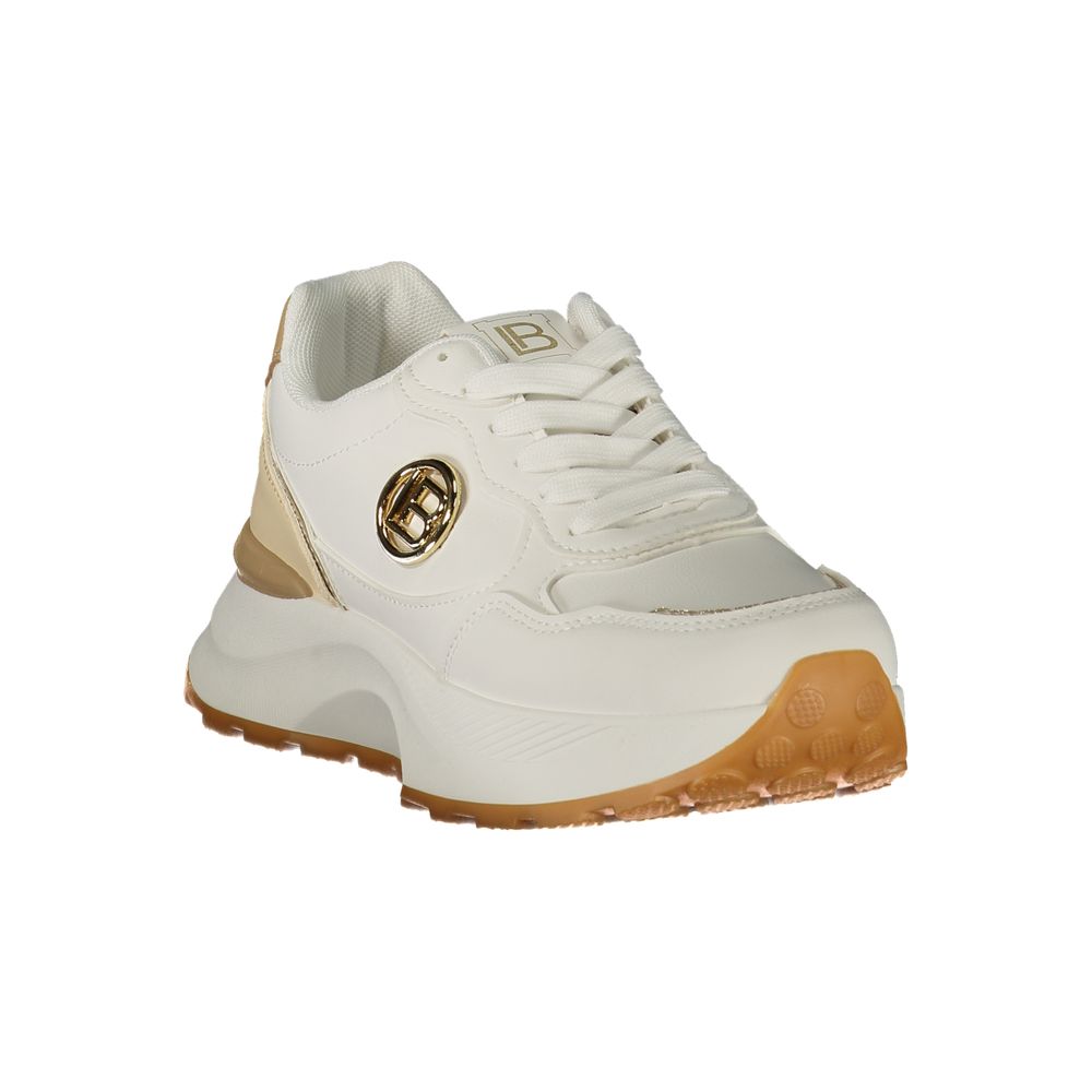 Laura Biagiotti White Polyurethane Women Sneaker