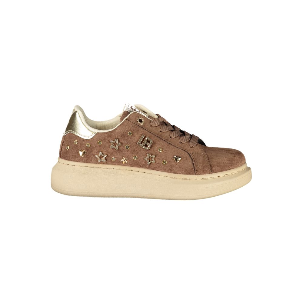 Laura Biagiotti Brown Polyurethane Women's Sneaker