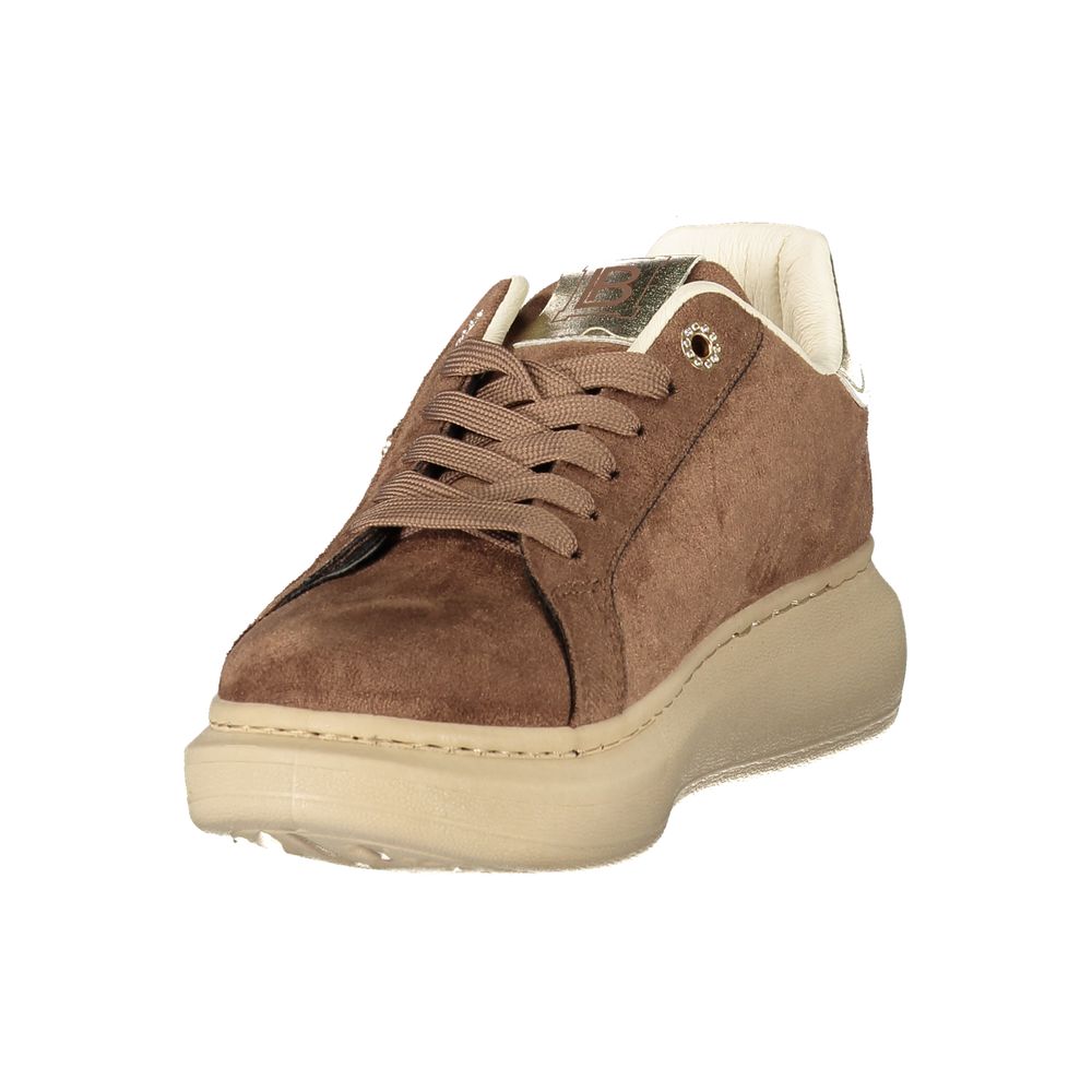 Laura Biagiotti Brown Polyurethane Women's Sneaker
