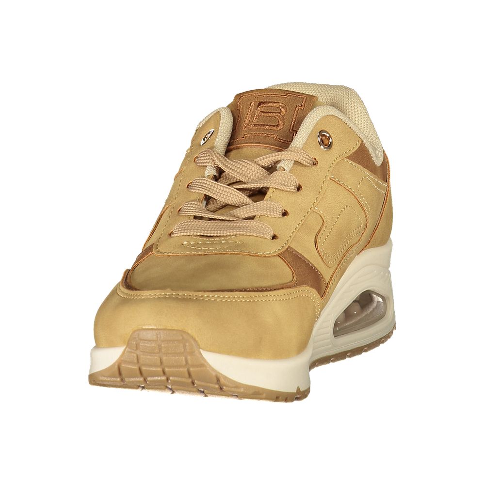 Laura Biagiotti Beige Polyurethane Women's Sneaker
