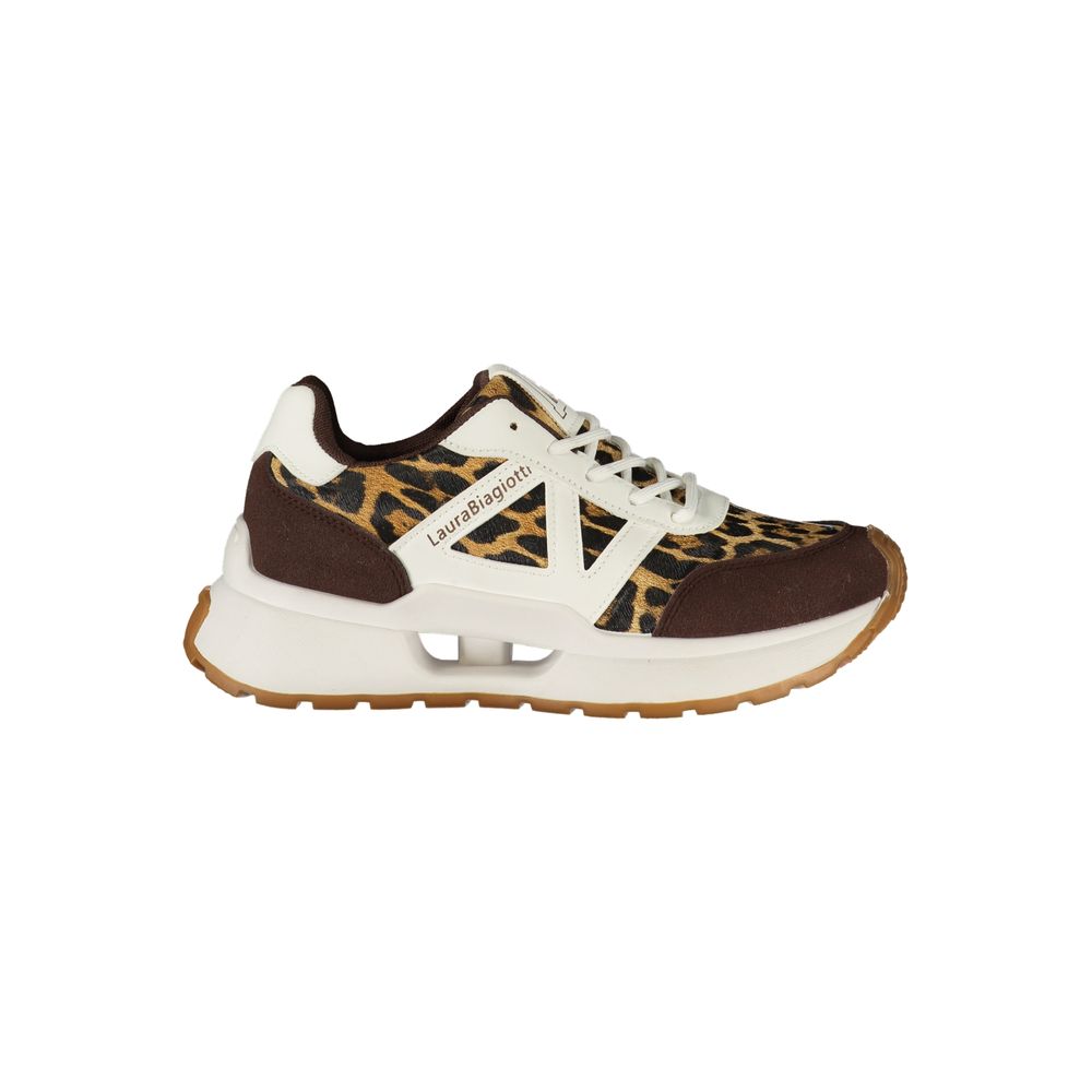 Laura Biagiotti Brown Polyurethane Women's Sneaker