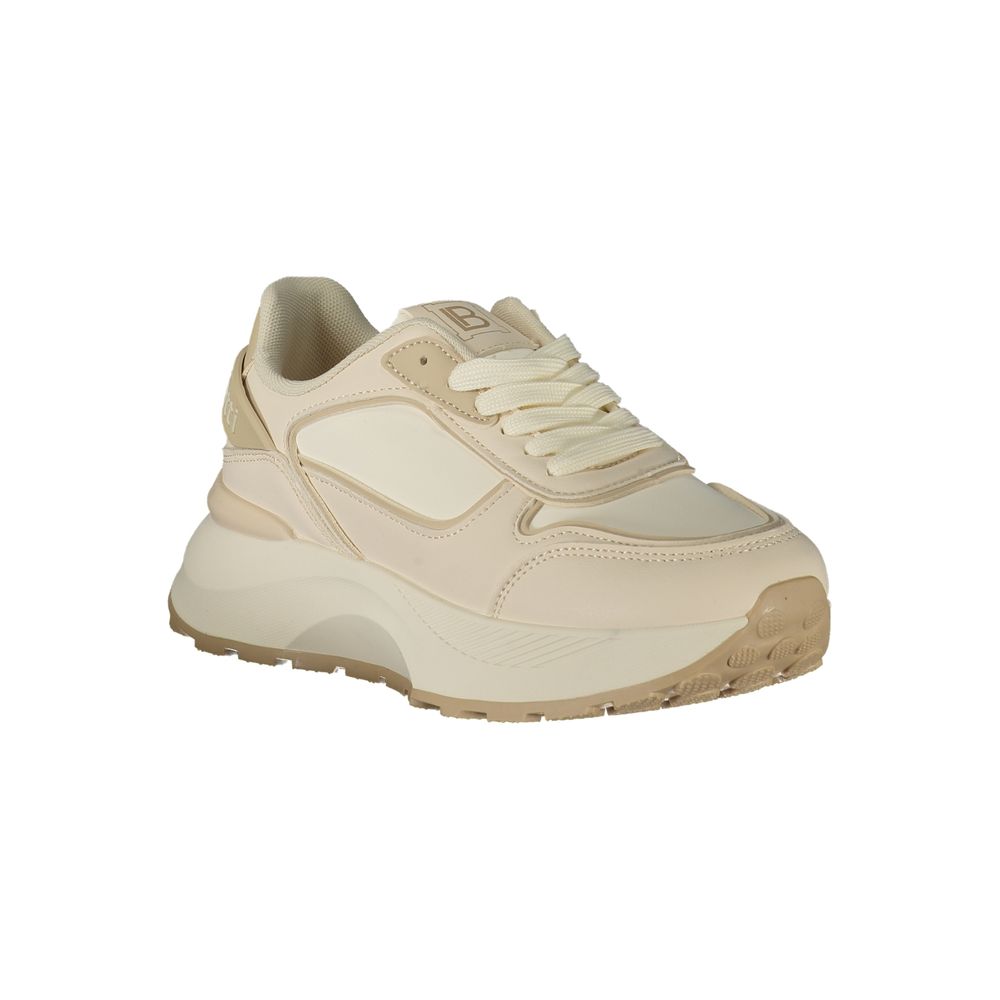 Laura Biagiotti Bianco Polyurethane Womens Sneaker