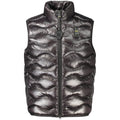 Blauer Black Fabric Men's Vest