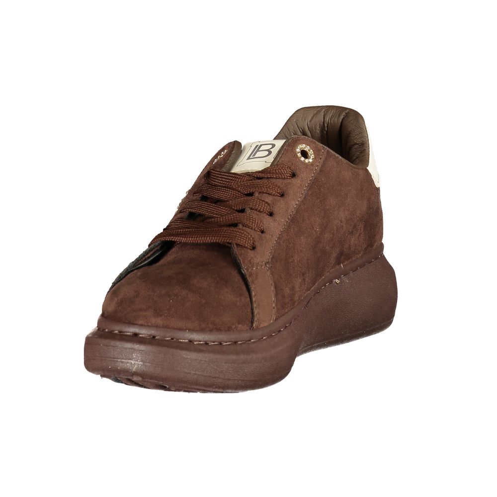 Laura Biagiotti Brown Polyurethane Women's Sneaker