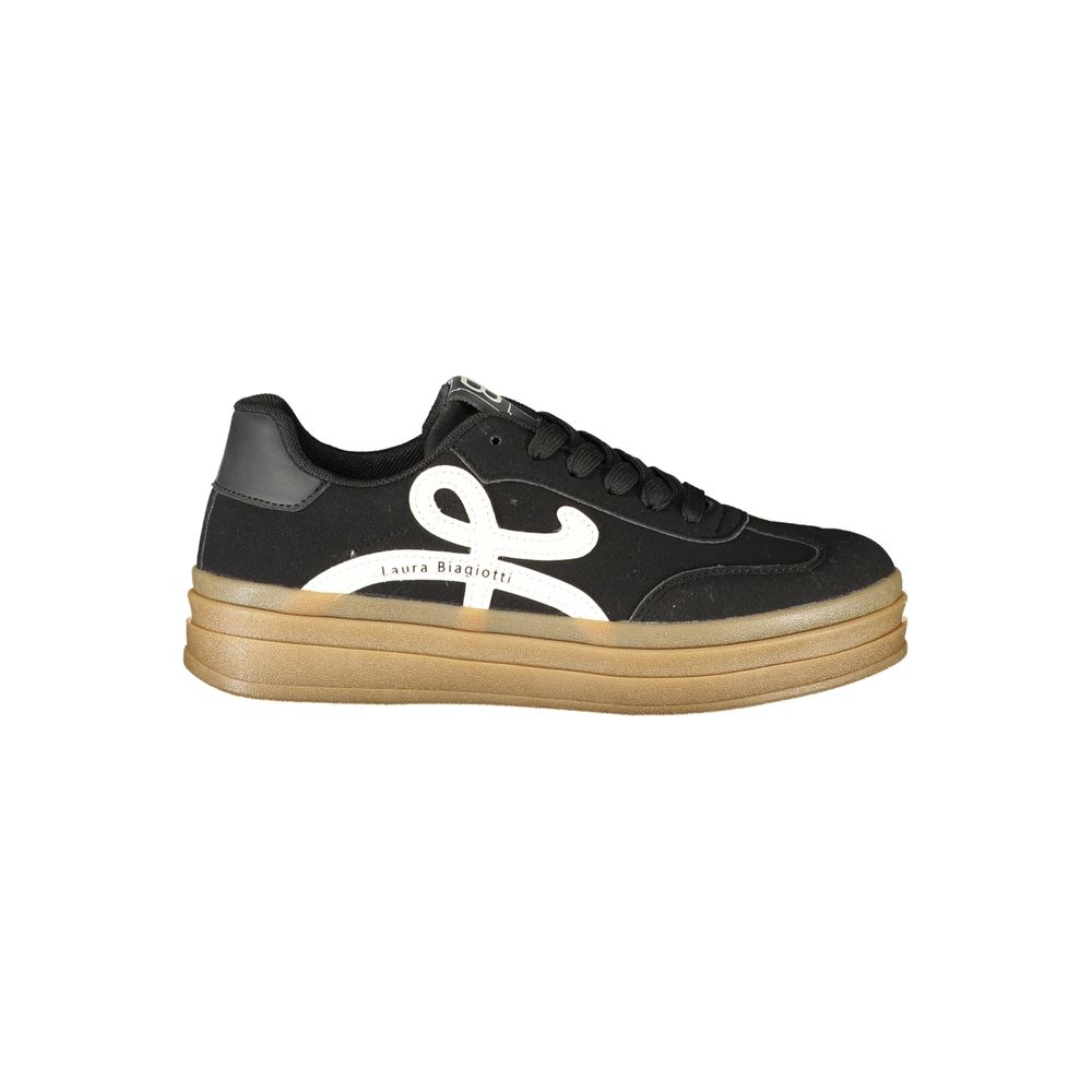 Laura Biagiotti Nero Polyurethane Women's Sneaker