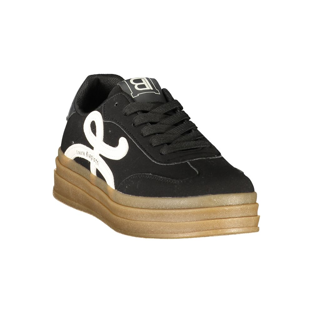 Laura Biagiotti Nero Polyurethane Women's Sneaker