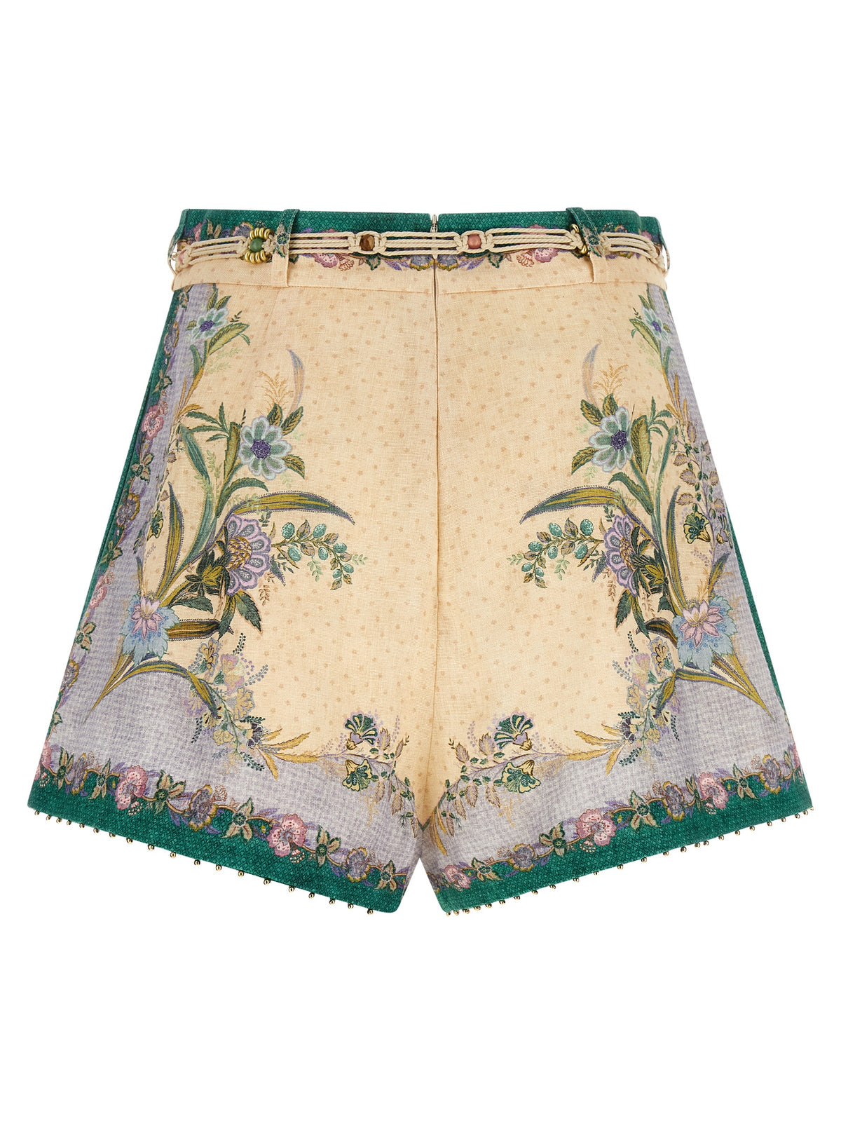 Zimmermann Multicolor Linen Bermuda Shorts
