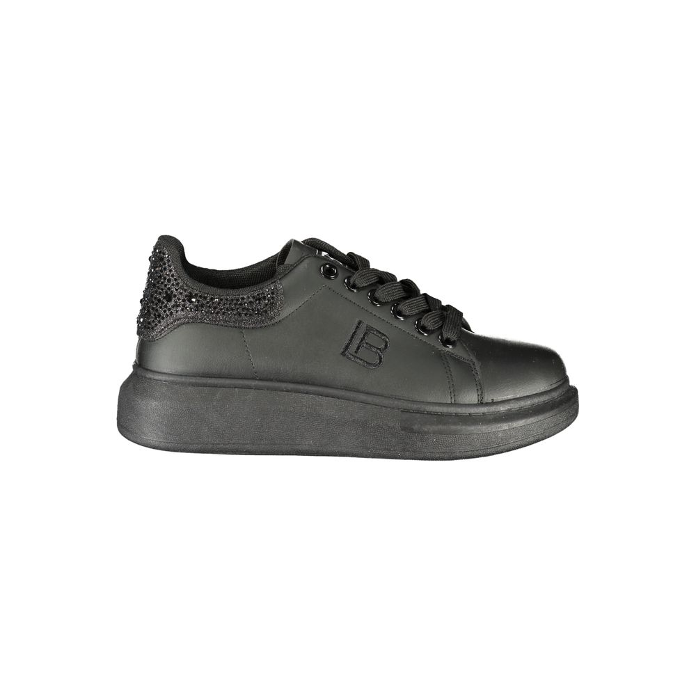 Laura Biagiotti Black Polyurethane Women's Sneaker