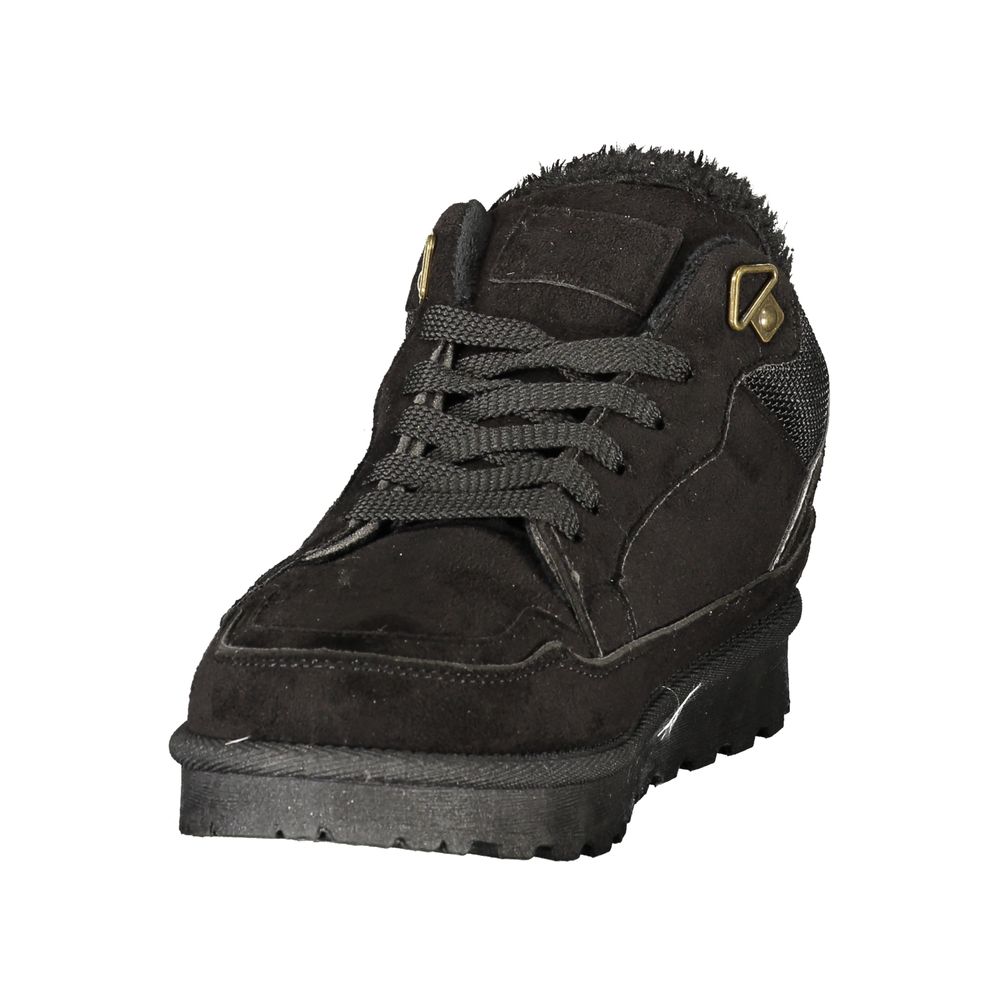 Laura Biagiotti Black Polyurethane Women's Sneaker