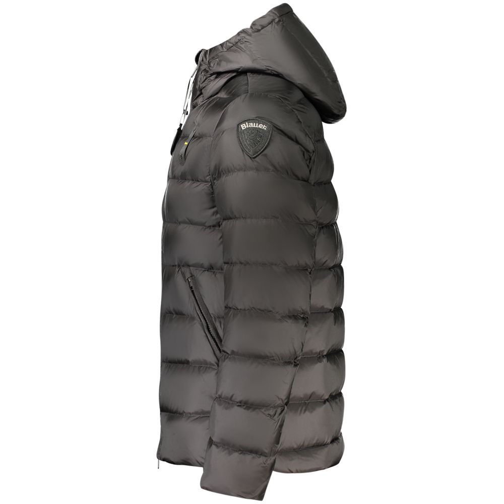 Blauer Black Polyamide Men's Jacket