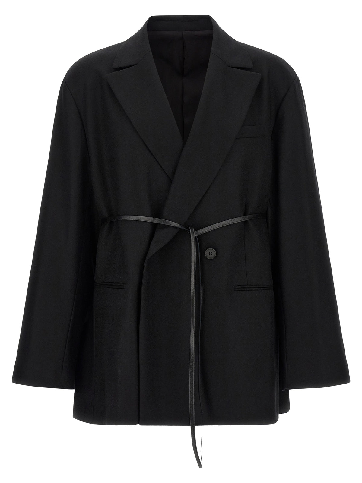 SSSTEIN Black Wool Blazer