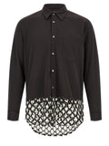 Comme Des Garçons Bicolor Polyester Blouse