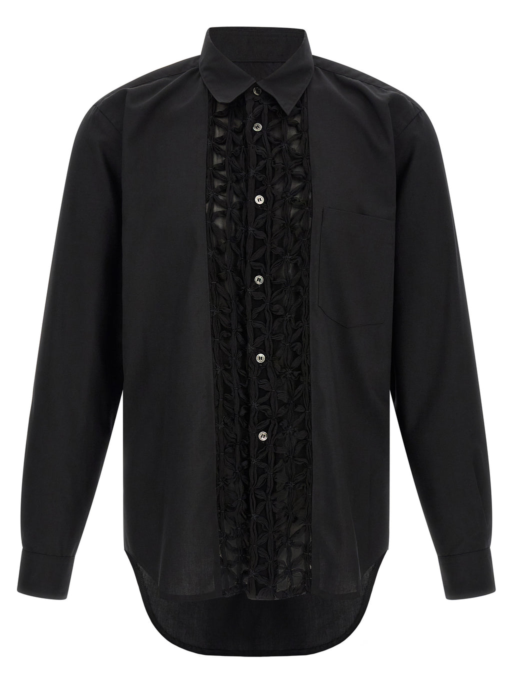 Comme Des Garçons Black Polyester Blouse