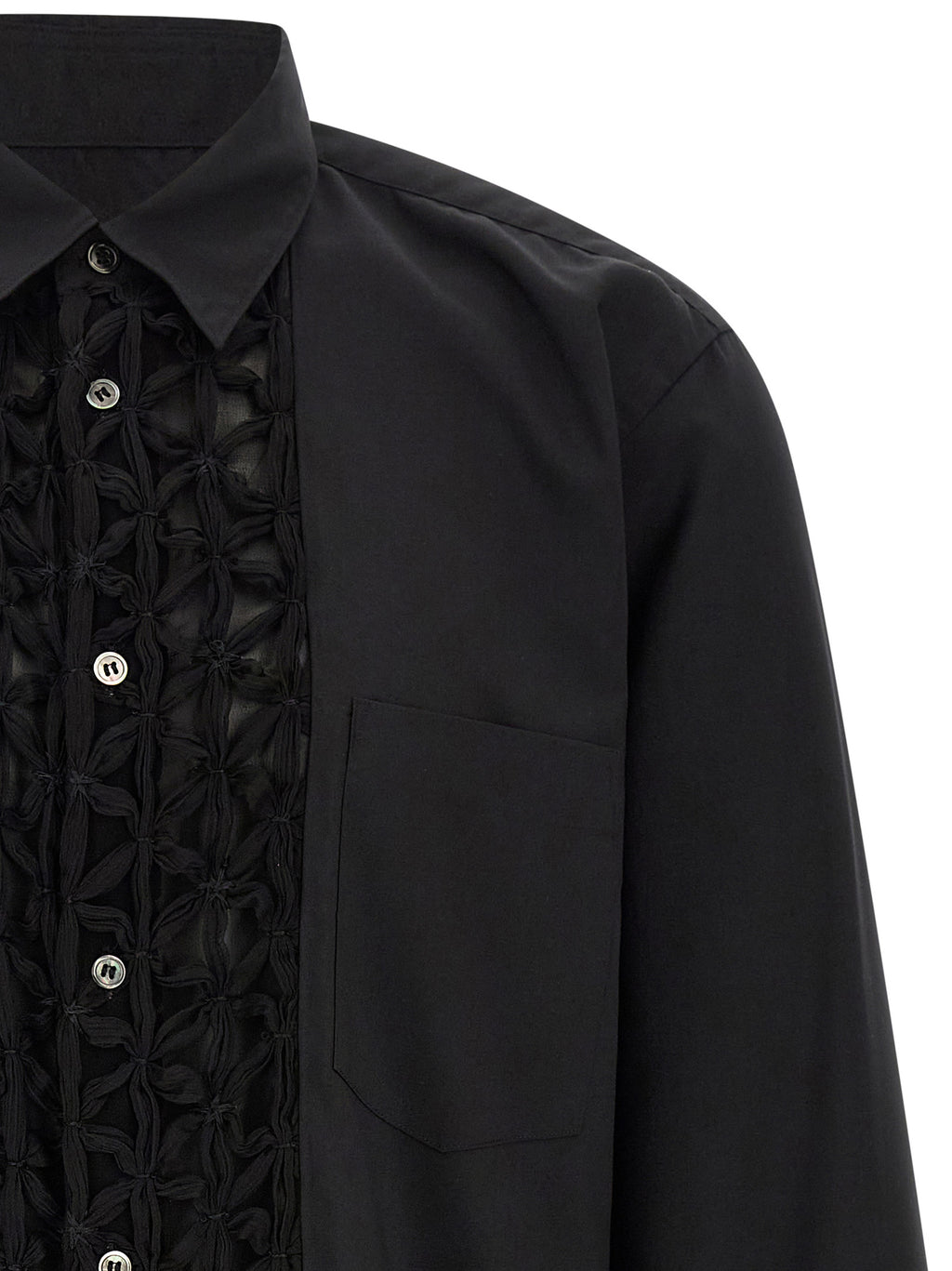 Comme Des Garçons Black Polyester Blouse