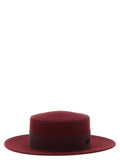 Maison Michel Bordeaux Wool Hat