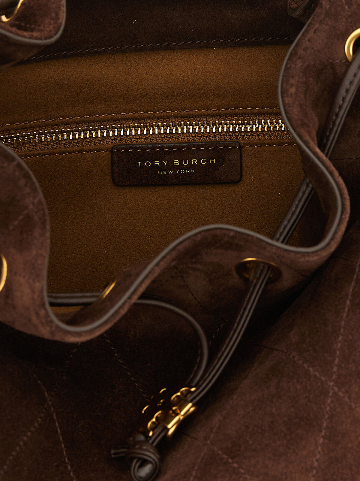 Tory Burch Brown Calfskin Shoulder Bag