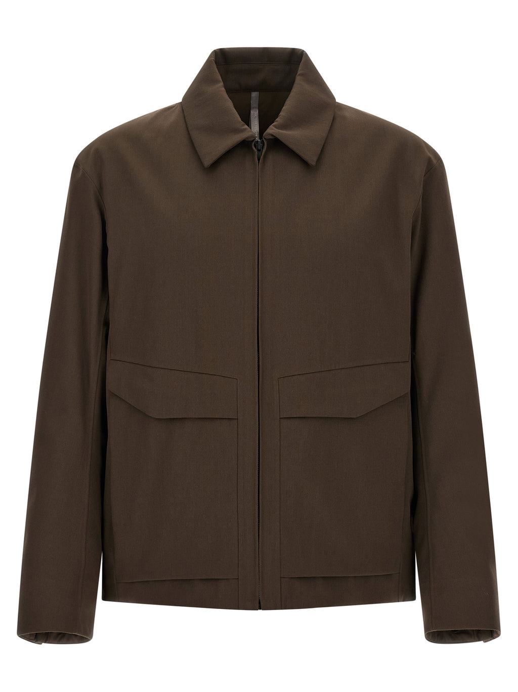 Arc'teryx Veilance Brown Wool Full-Length Jacket