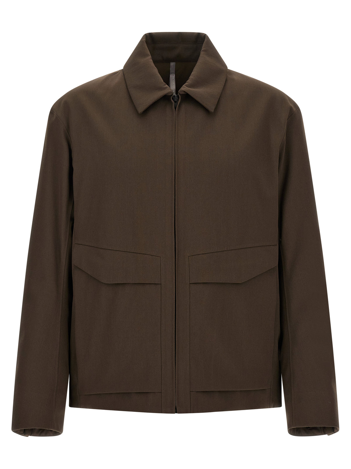 Arc'teryx Veilance Brown Wool Full-Length Jacket