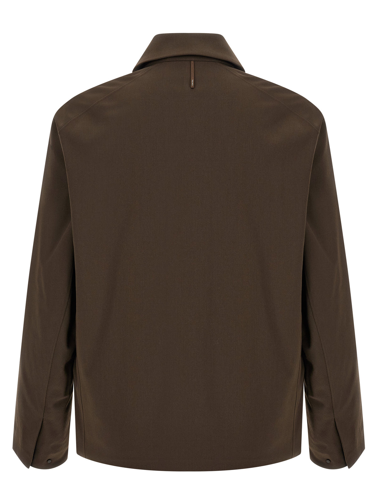 Arc'teryx Veilance Brown Wool Full-Length Jacket
