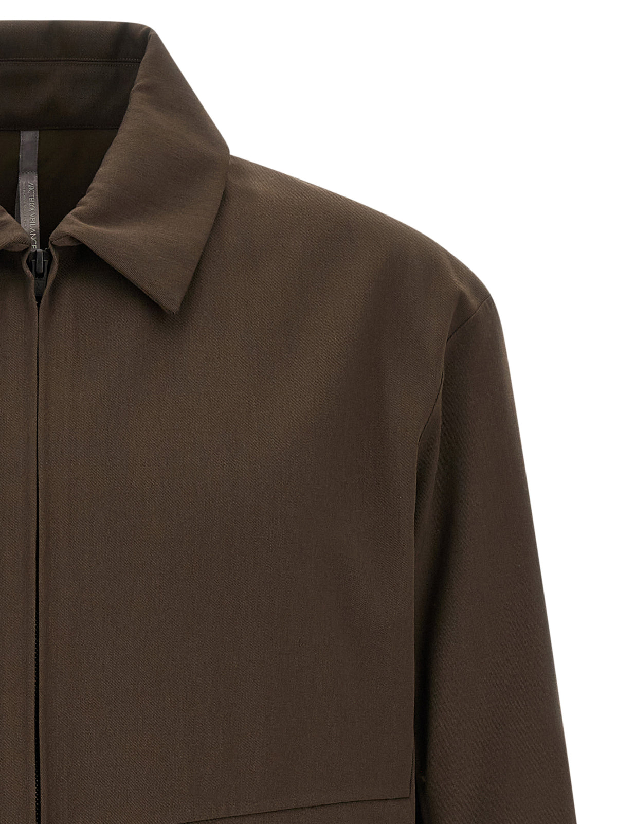 Arc'teryx Veilance Brown Wool Full-Length Jacket