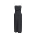 Calvin Klein Gray Wool Oves Aries Cocktail Dress
