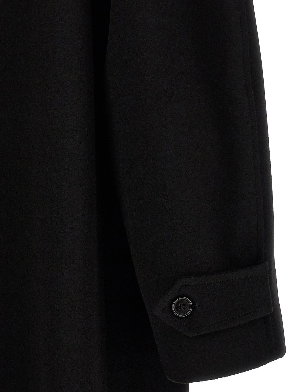 Jil Sander Black Wool Coat