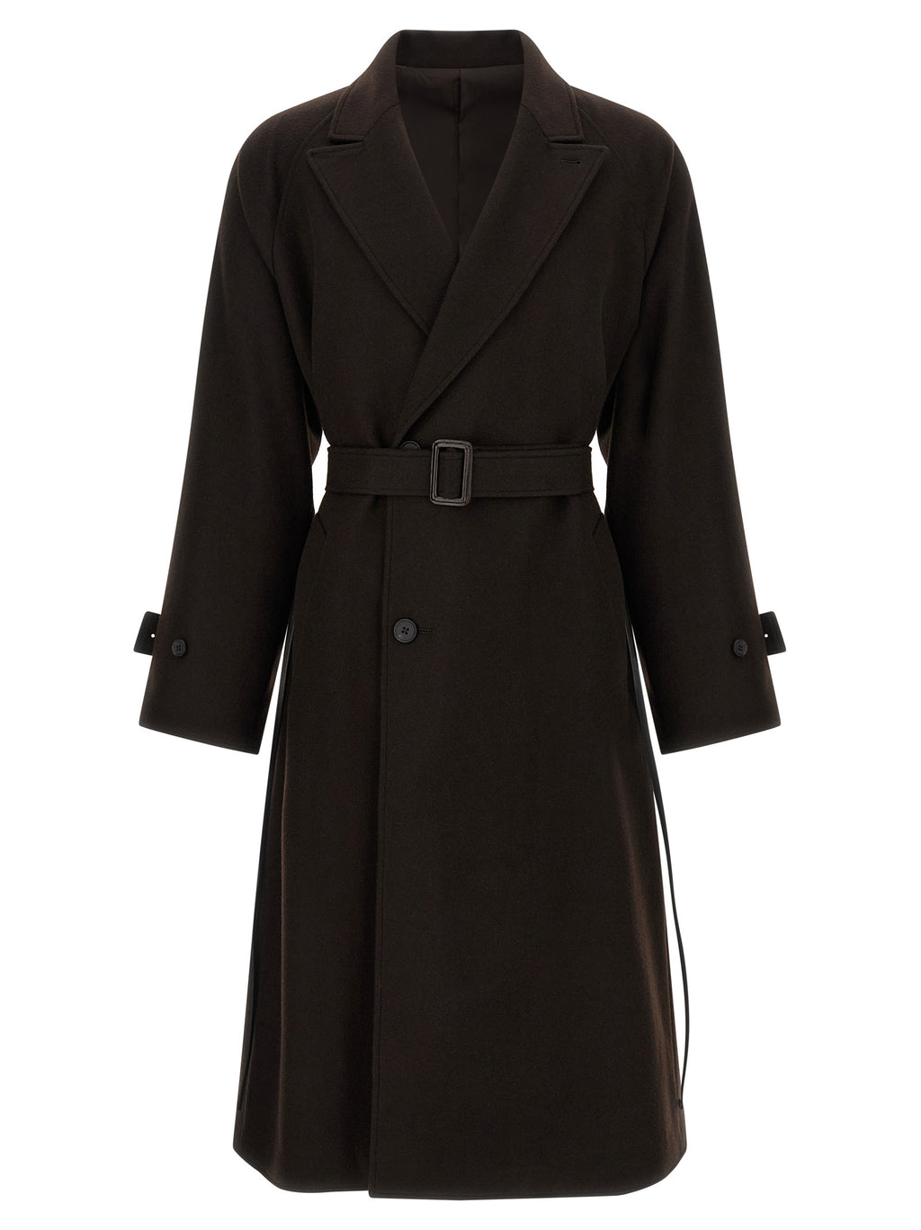 SSSTEIN Brown Wool Coat