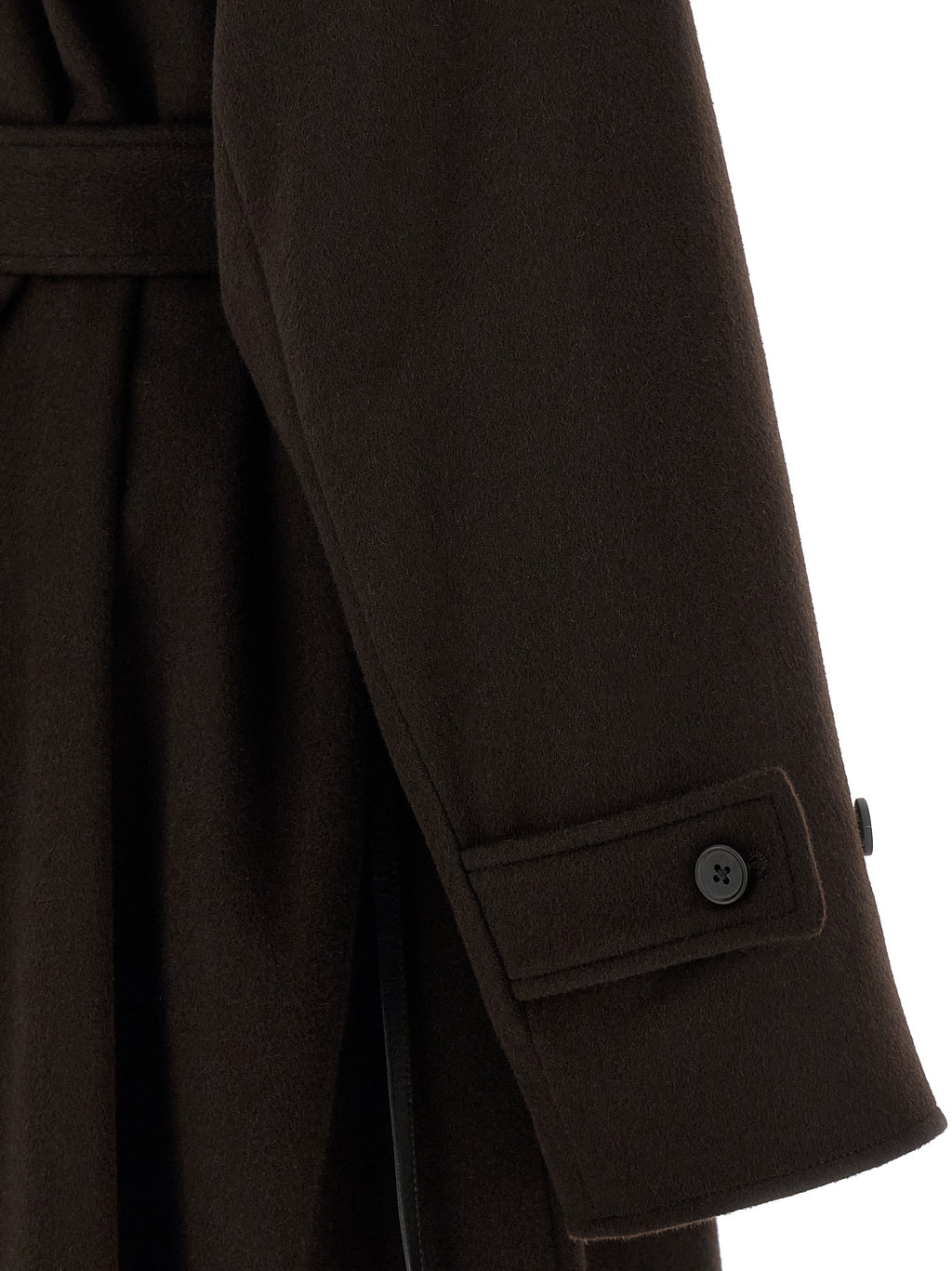 SSSTEIN Brown Wool Coat