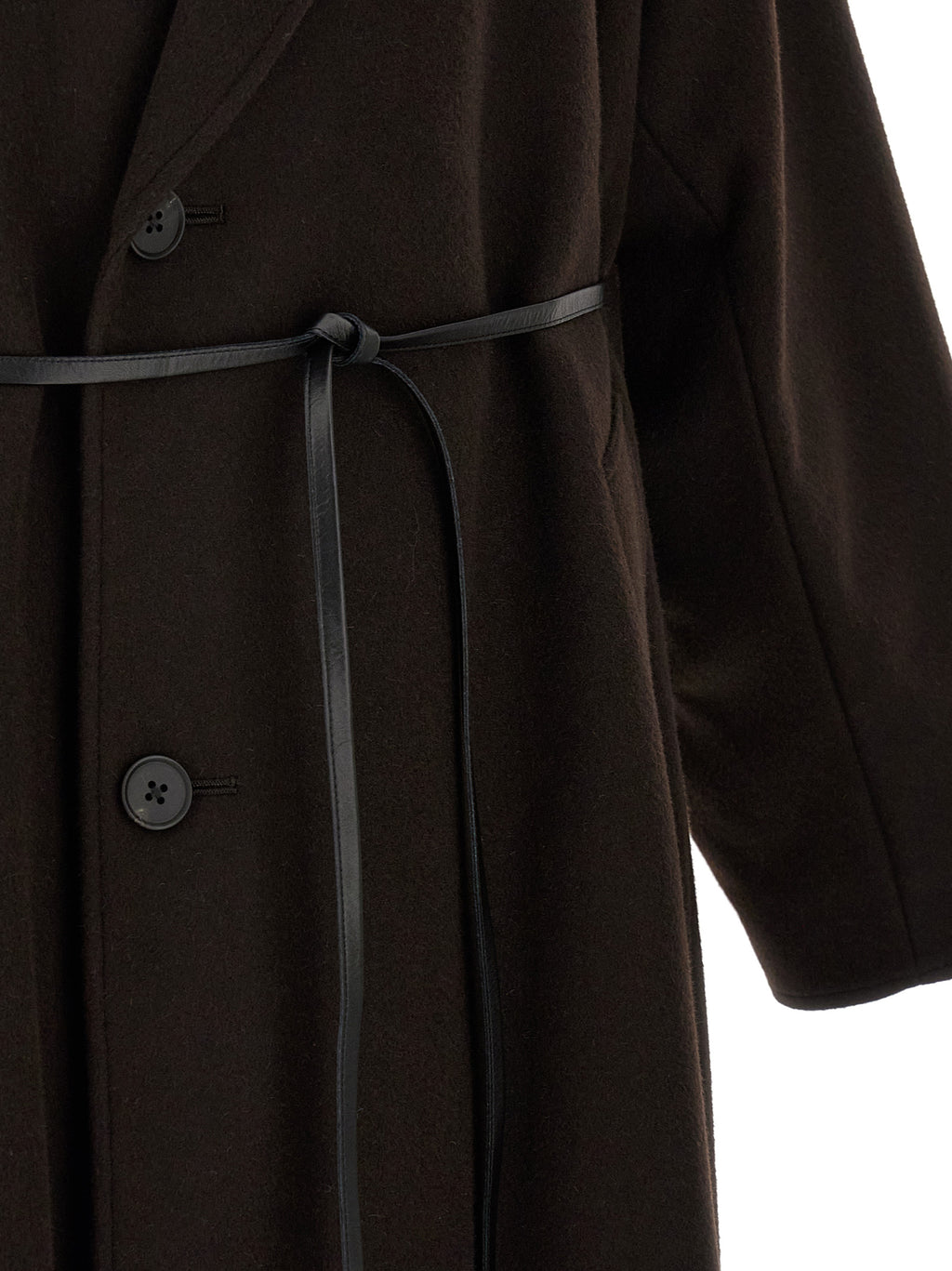 SSSTEIN Brown Wool Coat
