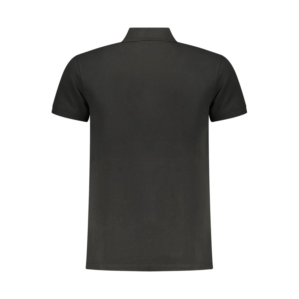 Iceberg Black Cotton Men Polo Shirt