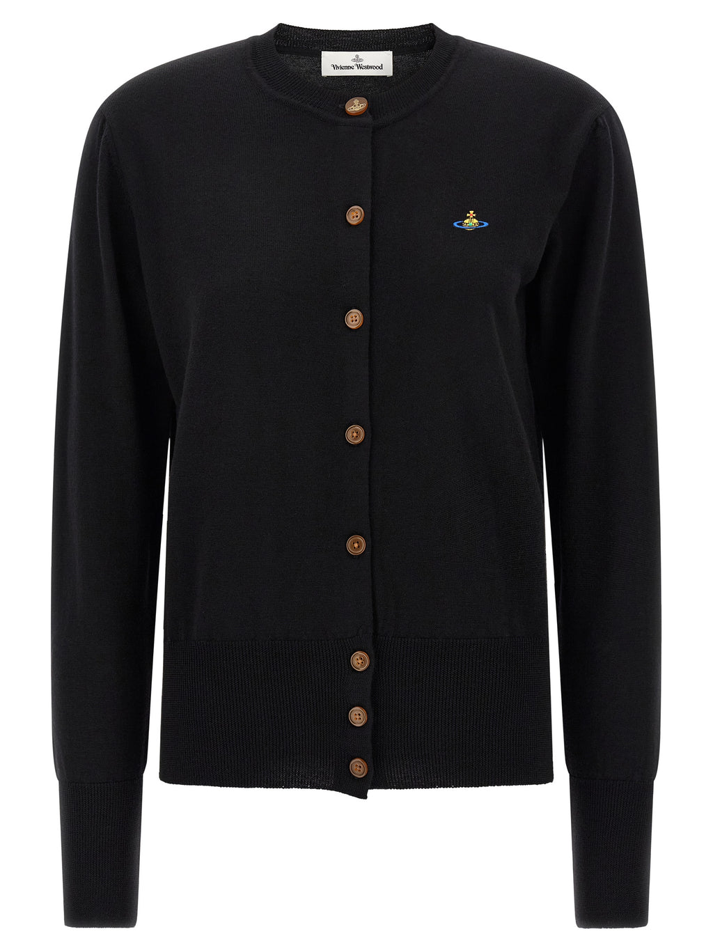 Vivienne Westwood Black Wool Cardigan