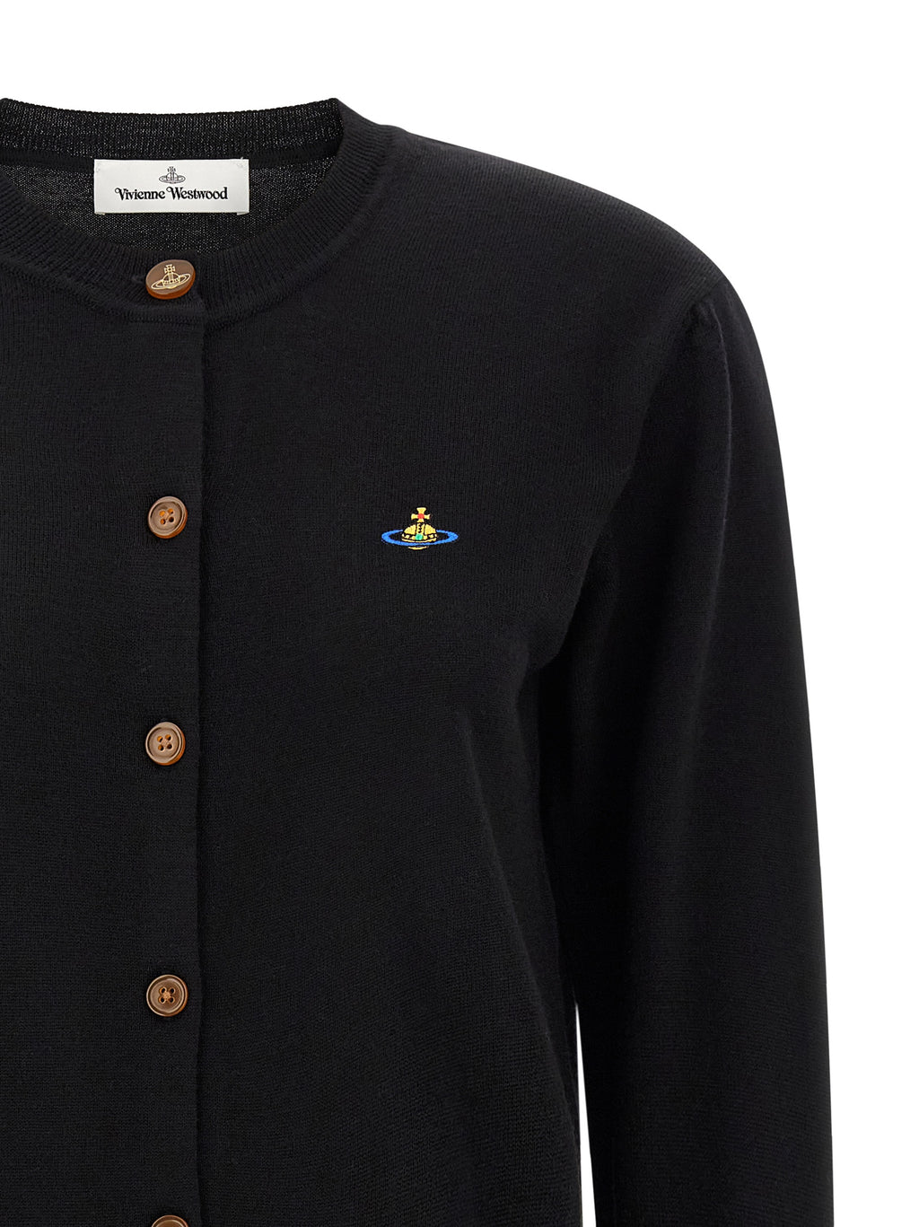 Vivienne Westwood Black Wool Cardigan
