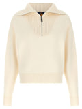 PERFECT MOMENT White Merino Wool Cardigan