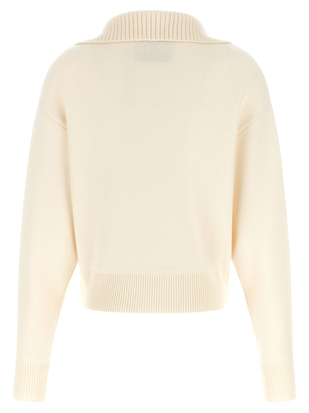 PERFECT MOMENT White Merino Wool Cardigan