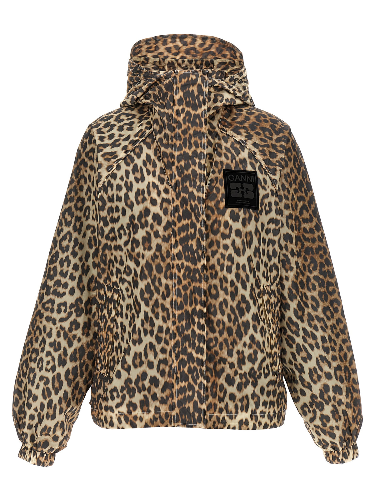 Ganni Multicolor Nylon Shell Jacket