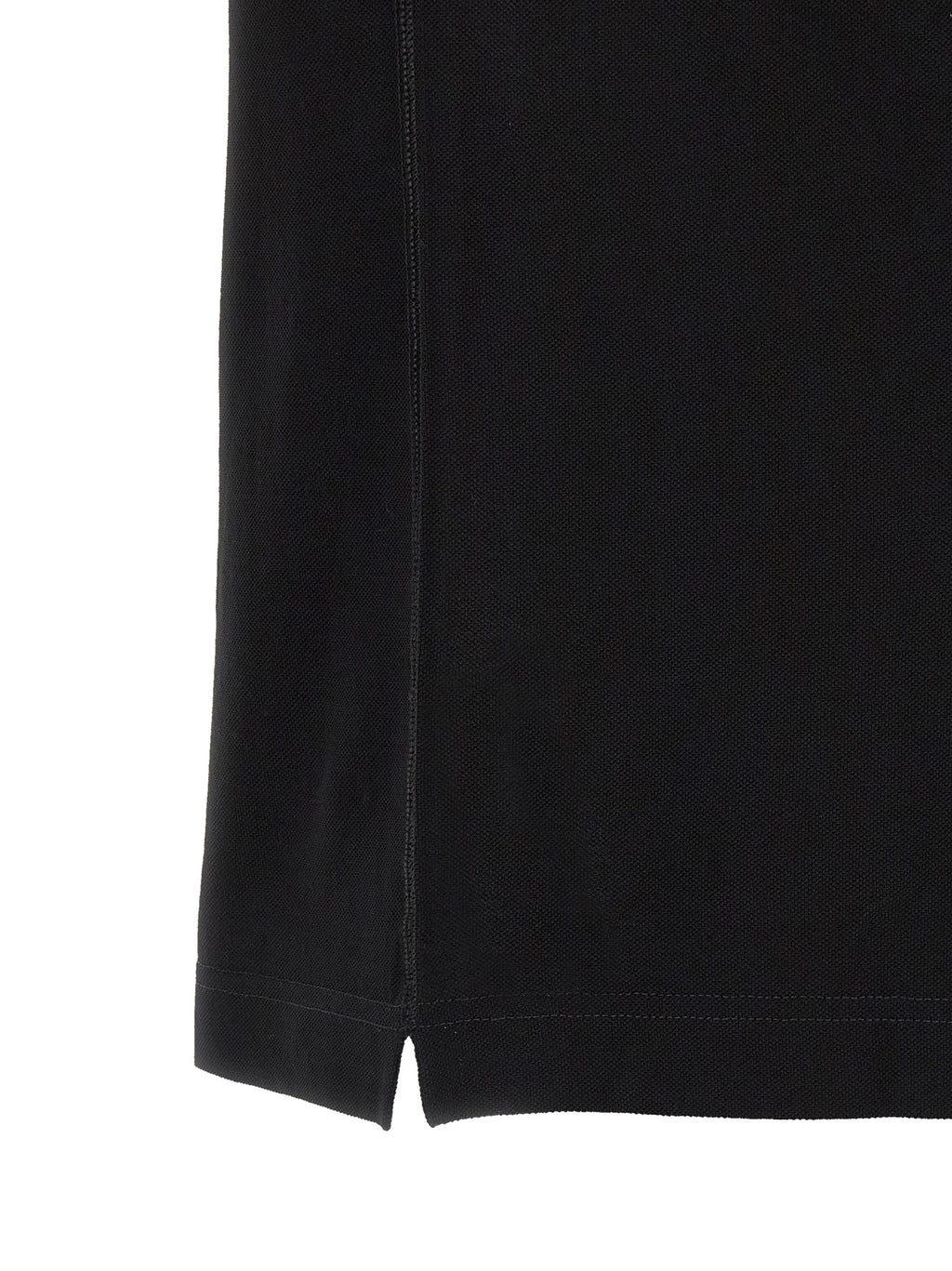 Dolce & Gabbana Black Cotton Polo Shirt