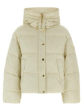 PINKO White Polyamide Full-Length Jacket